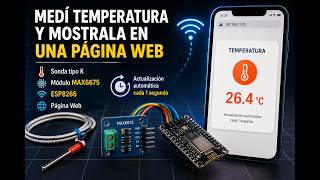 Mostrar la temperatura de una sonda en una página web | ESP8266 desde cero #8