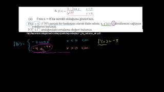 İleri Seviye Kalkülüs Soru Çözümü Parçalı Fonksiyon Türevi Kalkülüs Kalkülüs Kalkülüs