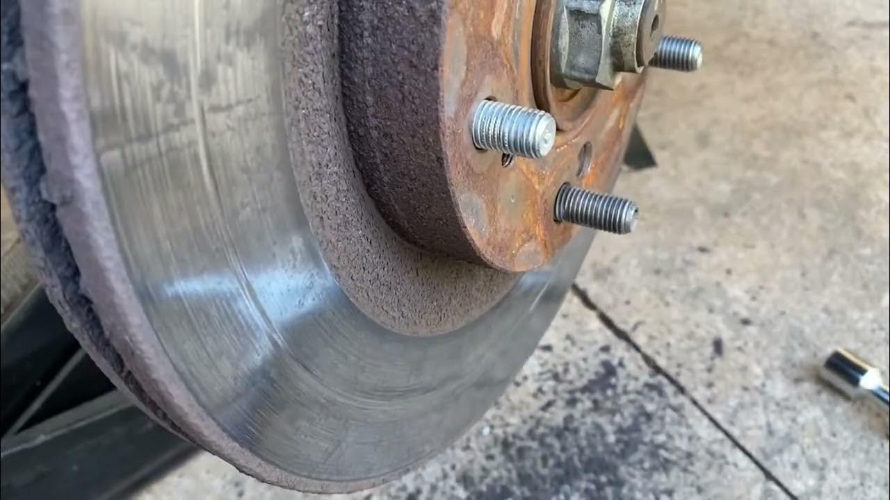 How to replace wheel stud in a Honda CRV 2002, 2003, 2004, 2005, and