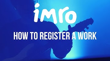 How To Register A Work