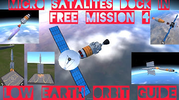 Ellipse Rocket Simulator # Free Mission 4 # Micro Satalites Dock In Very Low Earth Orbit Guide