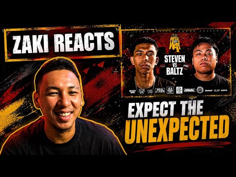 𝐙𝐚𝐤𝐢 𝐑𝐞𝐚𝐜𝐭𝐬 - Baltz vs Steven | Sobrang dikit ng laban