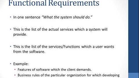 functional and nonfunctional requirements in software engineering in hindi   urdu