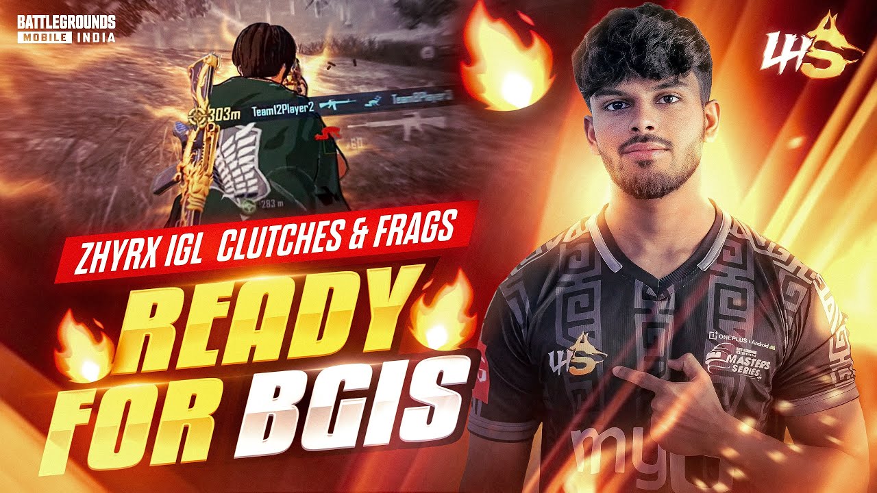 READY FOR BGIS 🔥 | ZHYRX IGL CLUTCHES & FRAGS | #BGMI