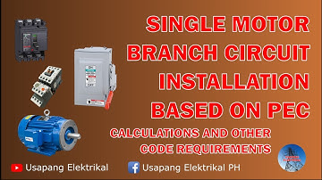 How to Design Single Motor Installation Calculations Based on PEC