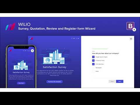 Wilio - Survey and Multipurpose Form Wizard | Themeforest Website Templates and Themes