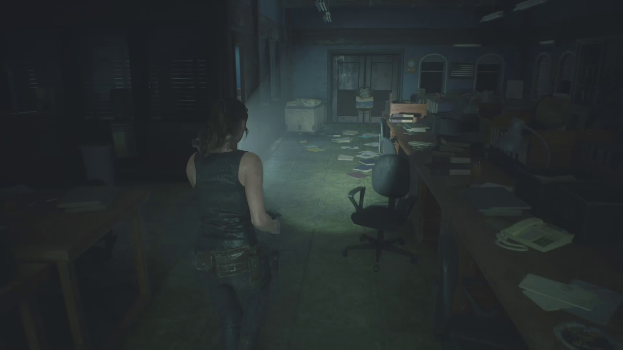 Resident evil 2 remake Round handle location for shower room YouTube
