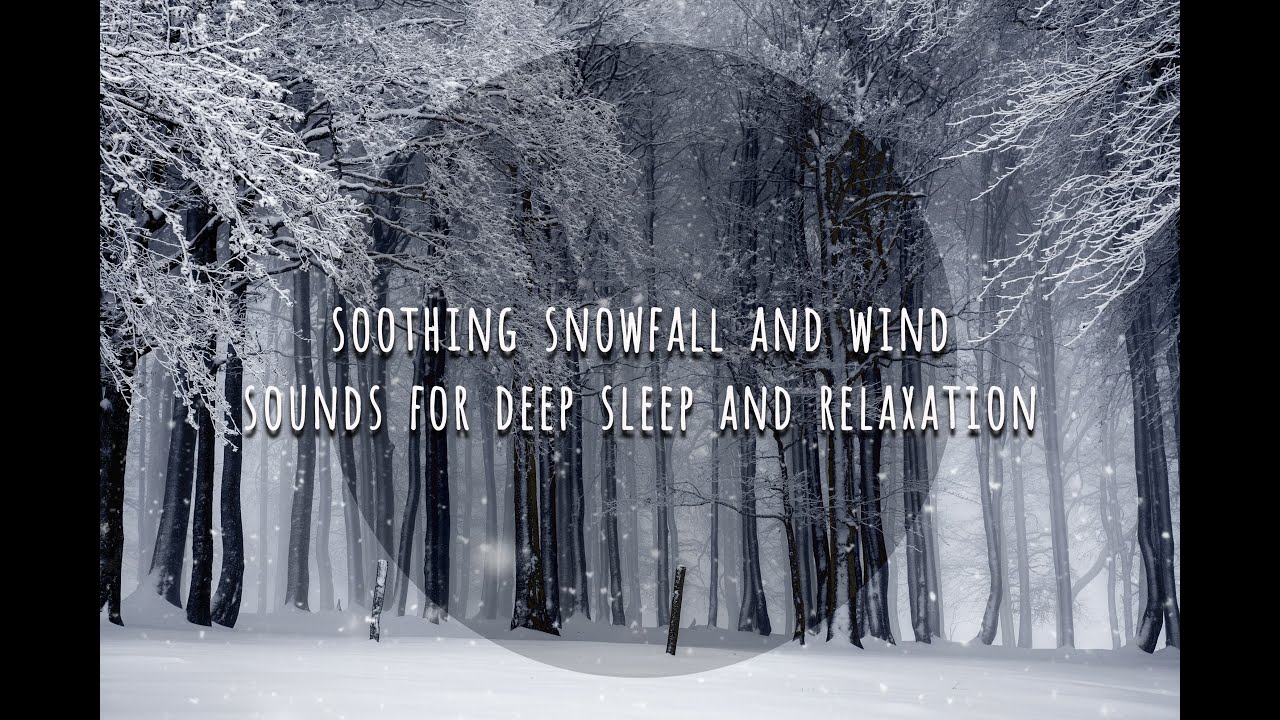 Ambient Snowfall (2 hours of soothing snowfall and wind sounds for ...