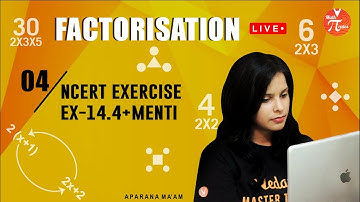 Factorisation L-4 | NCERT (EX - 14.4) & Menti Quiz | Class 8 Maths Chapter 14 | Vedantu Math Pirates