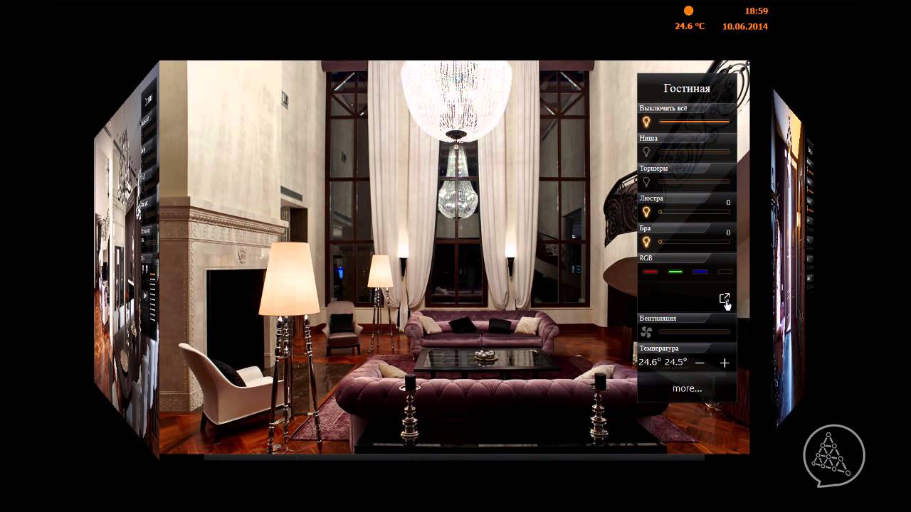 Визуализация от ТенАрт (TenArt Moscow). BAB-Tech. Контроллер EibPort.