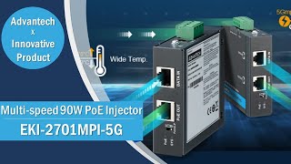 EKI-2701MPI-5G Hardened Multi-Speed Mega PoE Injector, Advantech( EN)