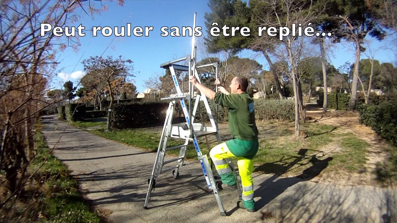 Escabeau sécurisé