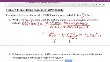 13-1 Experimental & Theoretical Probability