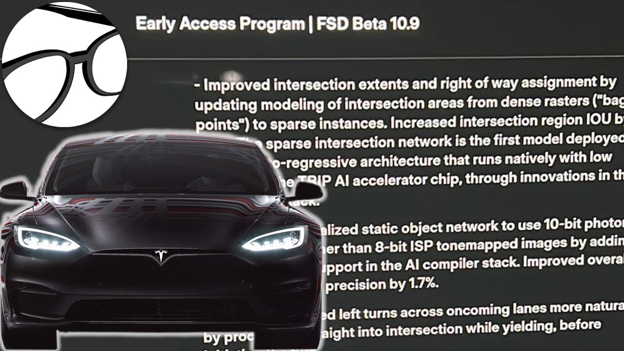 Tesla FSD 10 9 RELEASE NOTES: Dense Rasters, Sparse Instances, and better Left Turns!
