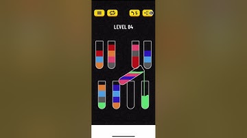 Water sort puzzle game Level 84