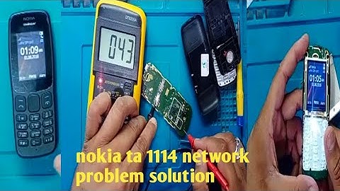nokia ta 1114 network problem solution Urdu Hindi
