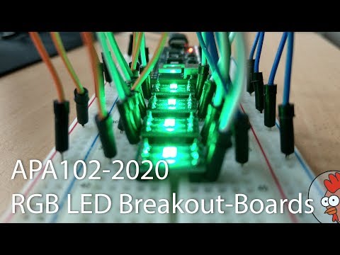 Making APA102-2020 Breakout Boards