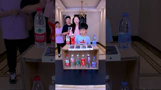 Blind Box Matching Mineral Water, Who Can Succeed? #Funnyfamily #Partygames