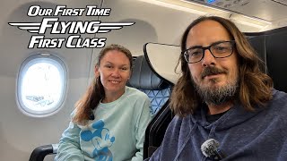Our First Time Flying First Class / SeaTac To Orlando