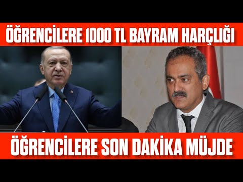 Öğrencilere 1000 TL Bayram Harçlığı! Ne zaman verilecek? Nasıl alınacak? Nasıl başvurulur?