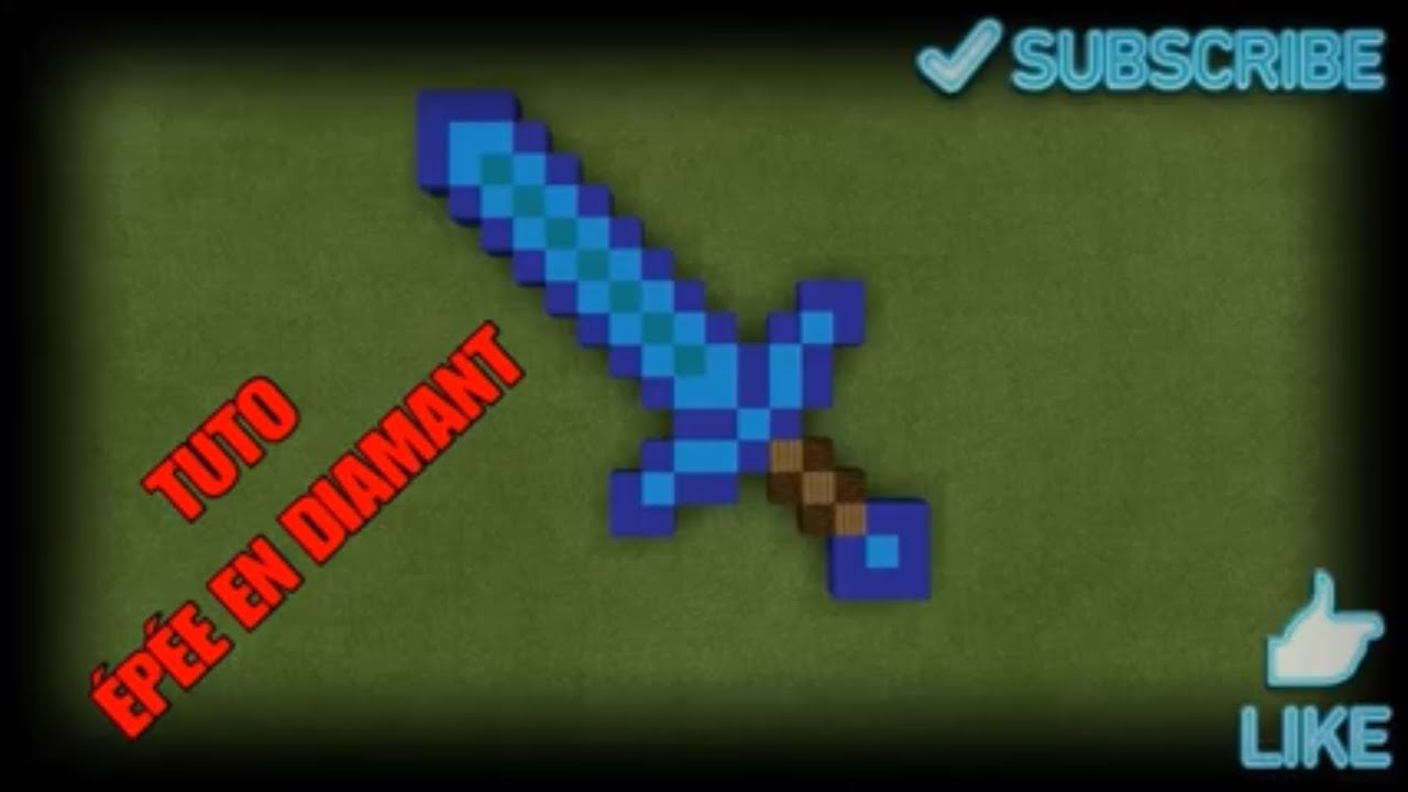 Comment Faire Une épée En Diamant Commande Minecraft