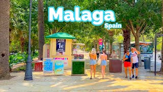 Malaga Spain 🇪🇸 - A Sunny Heaven 🌞 - 4k HDR 60fps Walking Tour (▶107min)