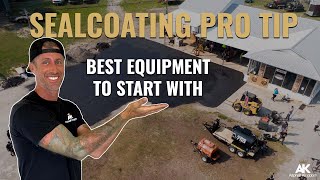 Sealcoating Pro Tip: The Best Starting Equipment for Your Business