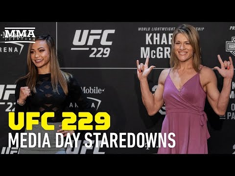 UFC 229 Media Day Staredowns - MMA Fighting