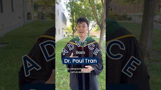 Graduation advice from Dr. Paul Tran | UC Davis School of Medicine