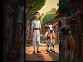 A Farmer And His Cow || एक किसान और उसकी गाय | #viralstory #cartoon #uniquestories #trending