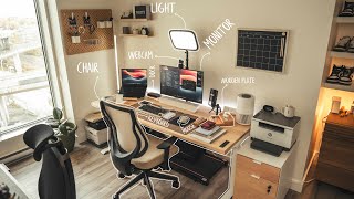 Modern Home Office &amp; Productive Workspace | WFH +2000 Hours Later
