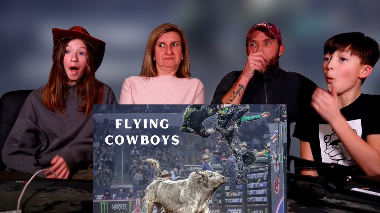 European Family Reacts To Bull Riding Wrecks For The First Time