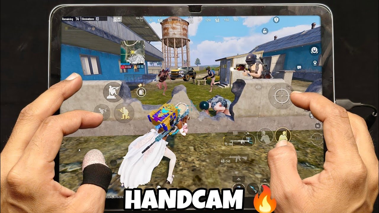 iPad 11th generation bgmi test 🔥 HDR + 60 FPS BGMI HANDCAM Gameplay/ Best sensitivity BGMI test 💯