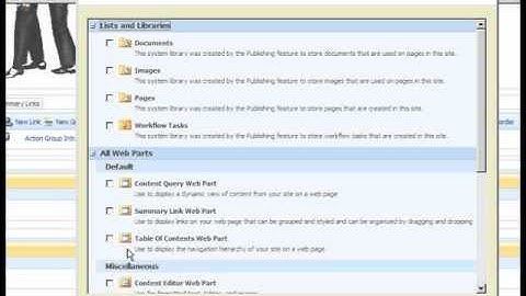 SharePoint Shepherd 2007 - Add Web Parts