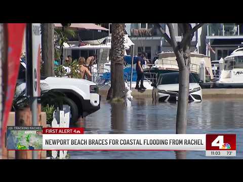 Newport Beach braces for coastal flooding from Post-Tropical Cyclone Rachel