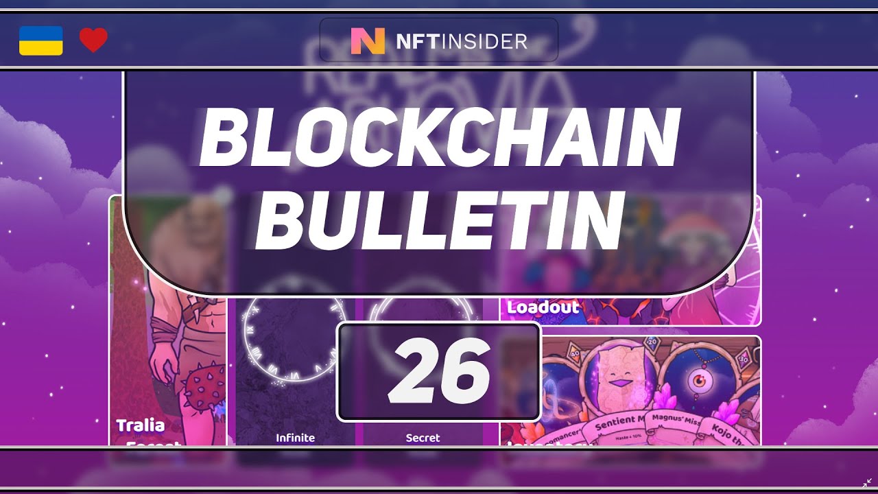 Blockchain Bulletin 26 - Moon Stones, ZOS, Realms of Arkovia, Dr. Zammsy & UKR Humanitarian Support