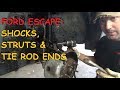 Ford Escape: Front Struts - Rear Shocks & Outer Tie Rods