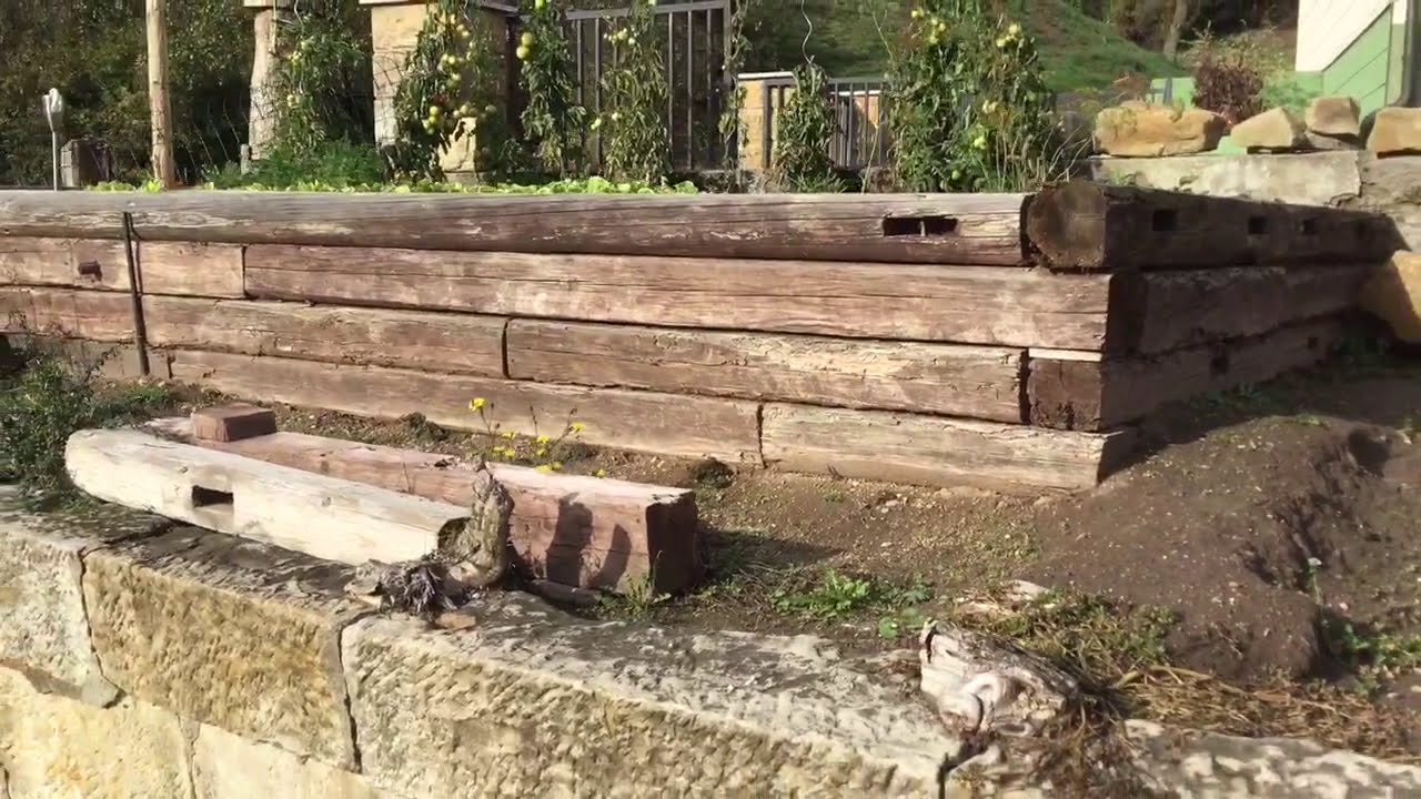 Hochbeet aus altem Fachwerk Gebälk YouTube