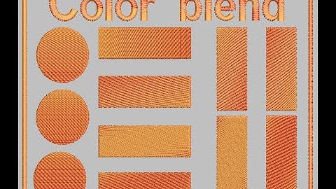 Color Blend with Hatch