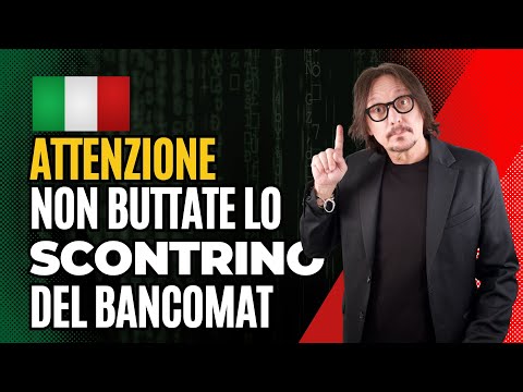 Video 253 - Non buttate lo scontrino del bancomat. Lo usano per truffarvi