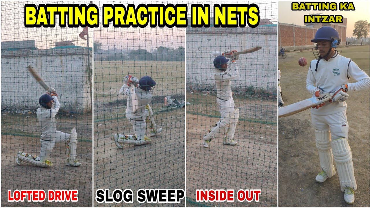 Batting Practice | Net Practice | Cricket with Mohsin - YouTube