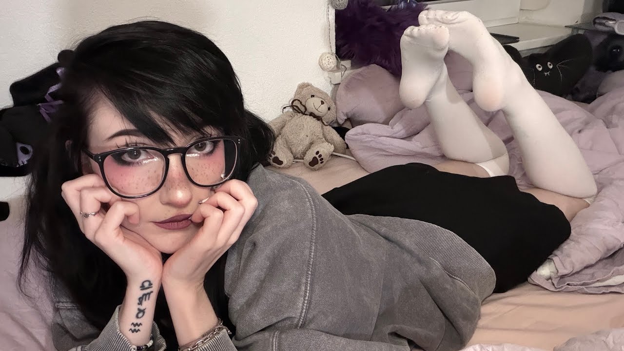 ASMR Clingy Goth Girlfriend is being Needy 🥺👉🏻👈🏻