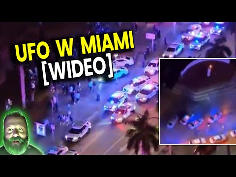 UFO w Miami w USA [WIDEO] - Nawet w Telewizji Pokazali "Kosmitę" w Centrum Handlowym - Analiza Ator