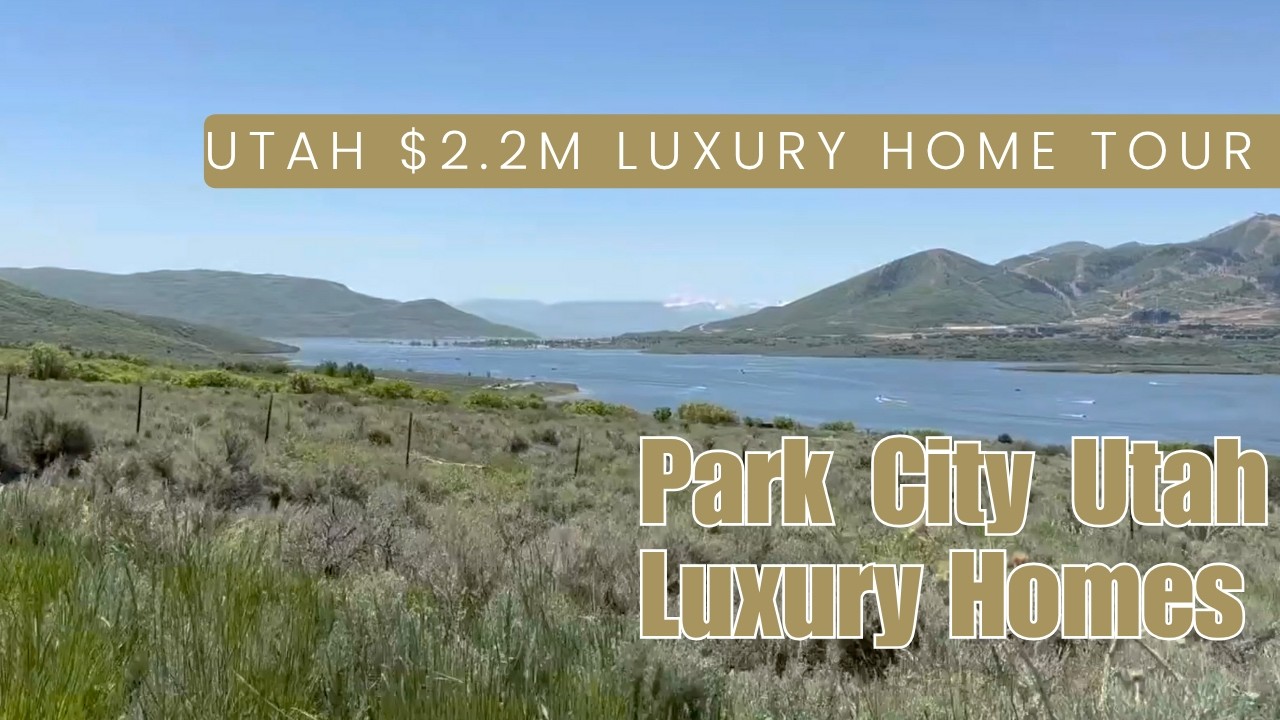 Utah $2.2 M Luxury Home Tour with Breathtaking Views of Jordanelle and Deer Valley, Park City Utah