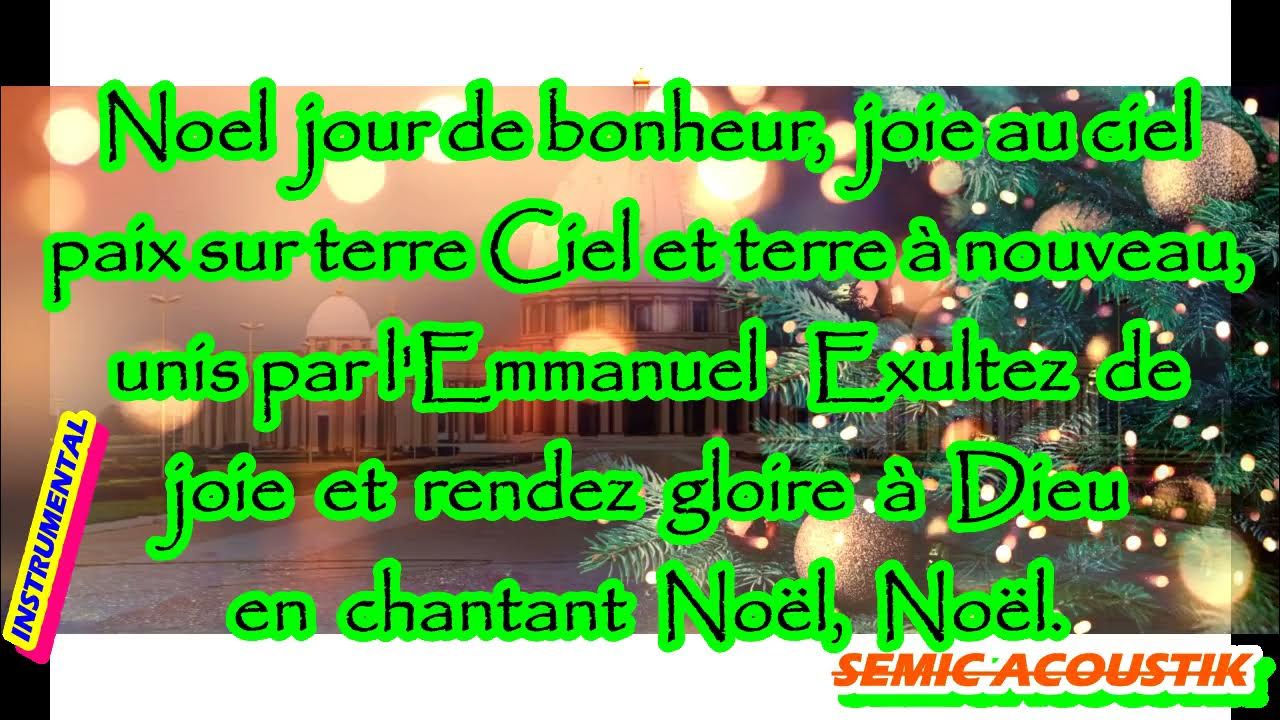 NOUVELLE VOICI LA NOUVELLE INSTRU CHANT DE NOEL RYTHME 4/4 YouTube