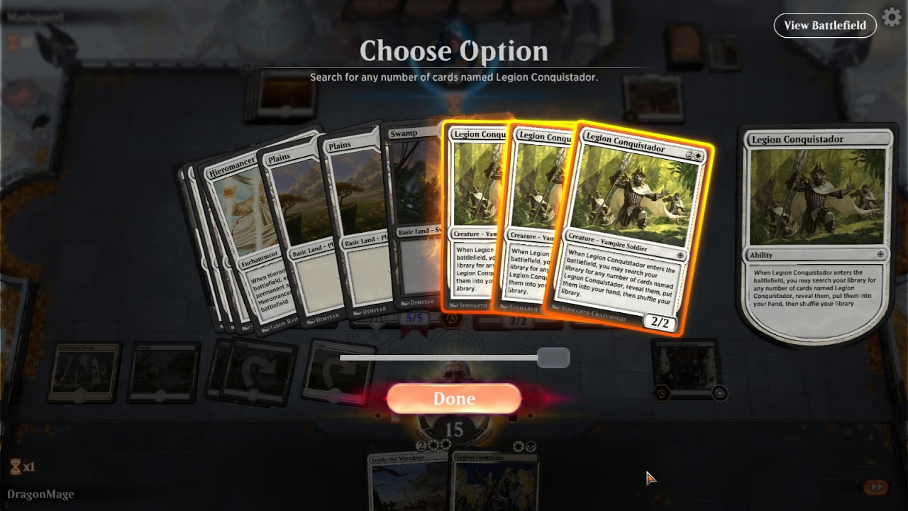 BW Vampire Prison & Anti mill Deck vs W Aggro Knights Deck