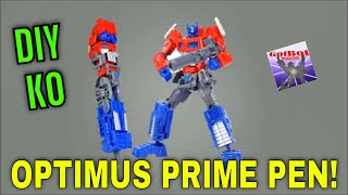 KO Transformers DIY Optimus Pen - GotBot True Review NUMBER 1067