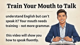 Train Your Mouth to Talk || Graded Reader || improve your English || fluent future academy #english