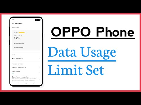 OPPO Phone Data Limit Setting, How To Set Data Limit