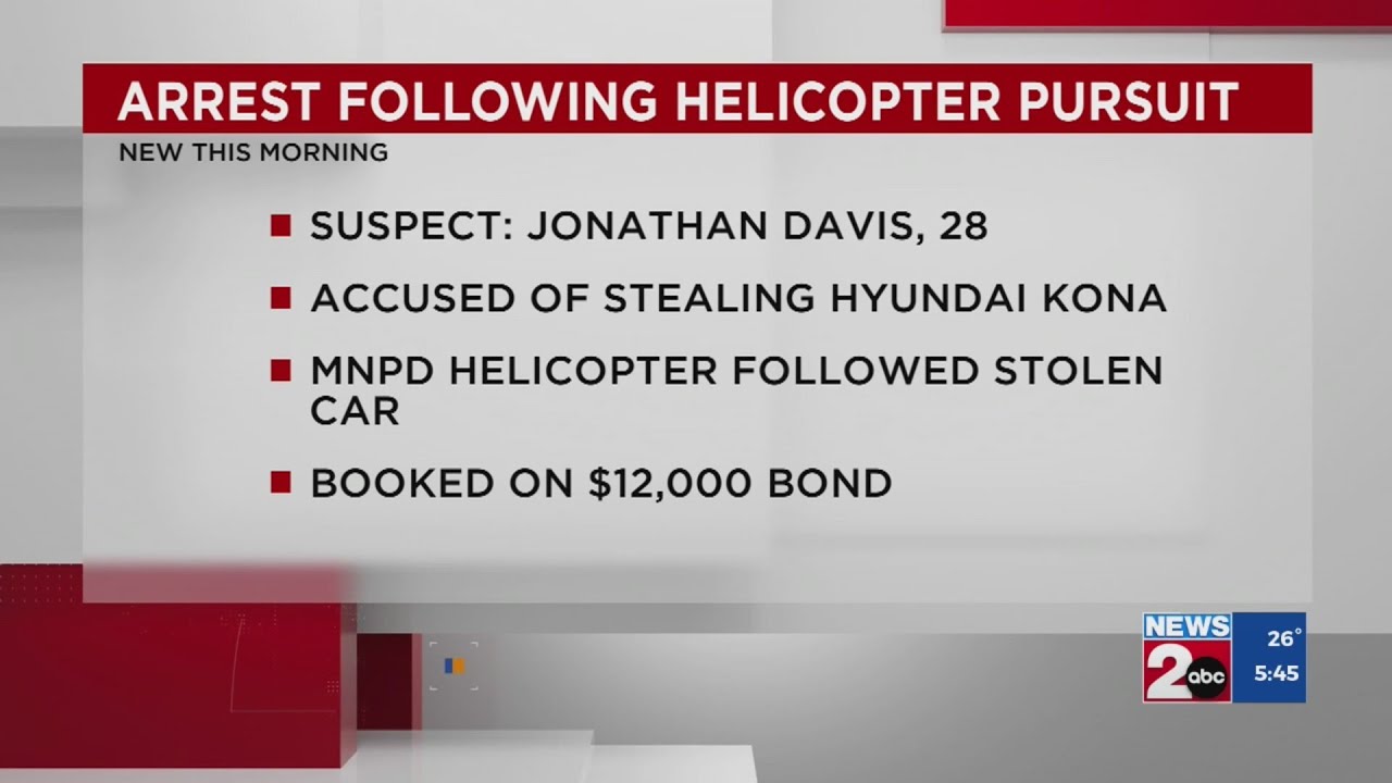Man charged with stealing vehicle after helicopter pursuit across ...